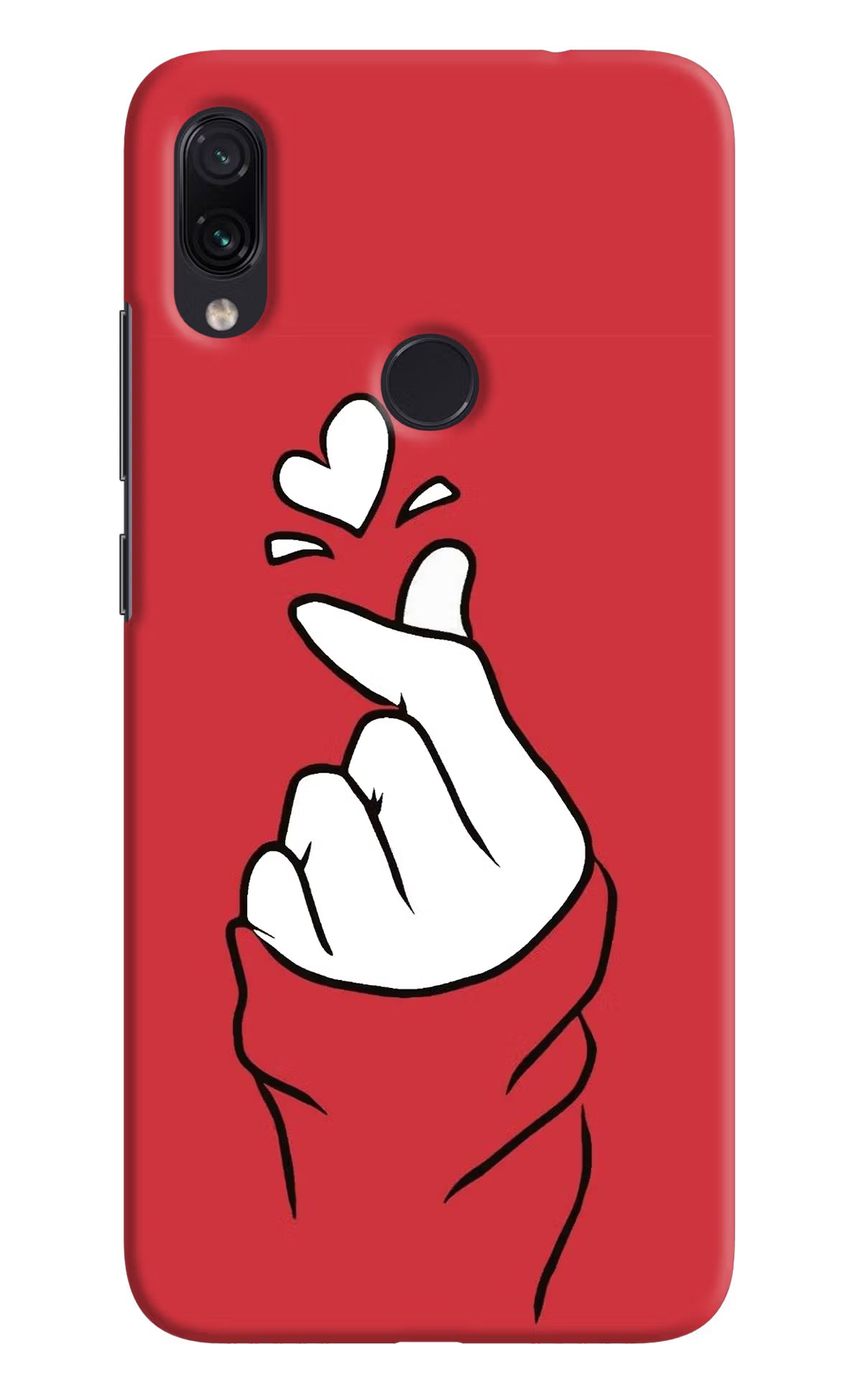 Korean Love Sign Redmi Note 7/7S/7 Pro Hard Case Back Cover by Casekaro