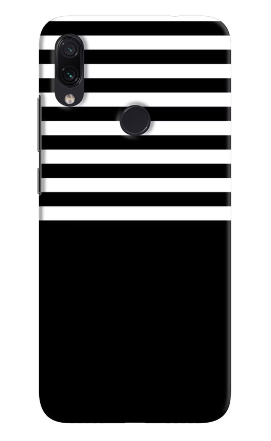 Black and White Print Redmi Note 7/7S/7 Pro Hard Case Back Cover by Casekaro
