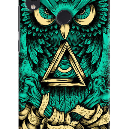 Green Owl Redmi Note 7/7S/7 Pro Hard Case Back Cover by Casekaro
