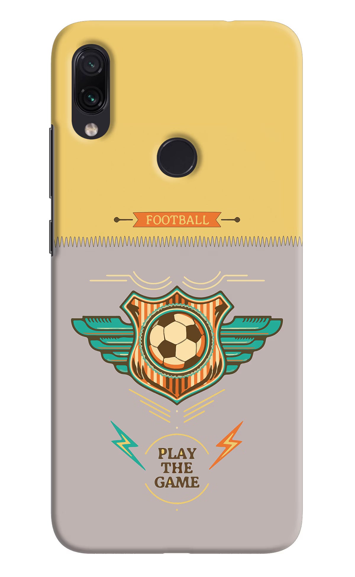 Football Redmi Note 7/7S/7 Pro Hard Case Back Cover by Casekaro
