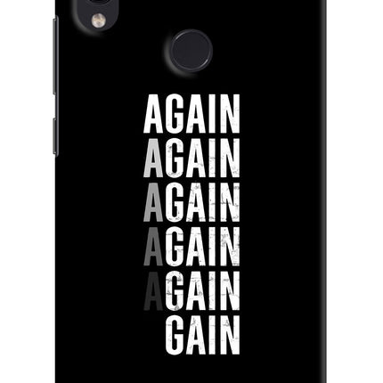 Again Again Gain Redmi Note 7/7S/7 Pro Hard Case Back Cover by Casekaro
