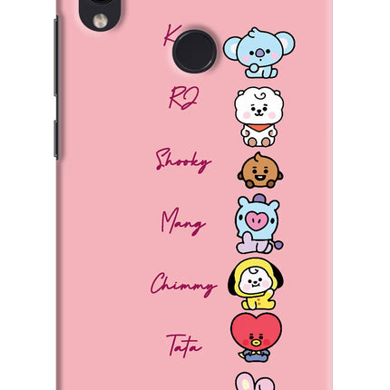 BTS names Redmi Note 7/7S/7 Pro Hard Case Back Cover by Casekaro
