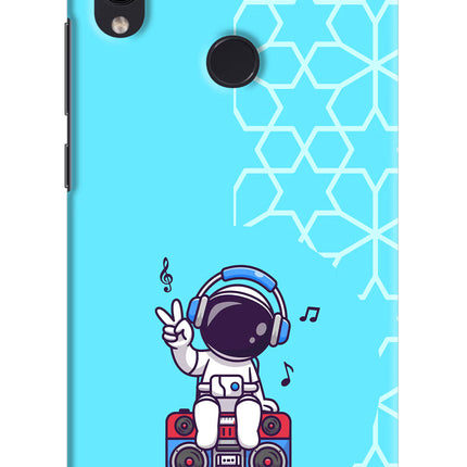 Cute Astronaut Chilling Redmi Note 7/7S/7 Pro Hard Case Back Cover by Casekaro