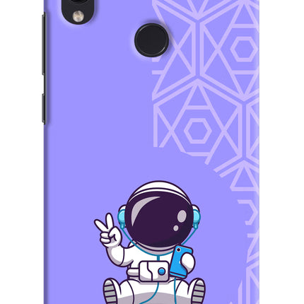 Cute Astronaut Chilling Redmi Note 7/7S/7 Pro Hard Case Back Cover by Casekaro