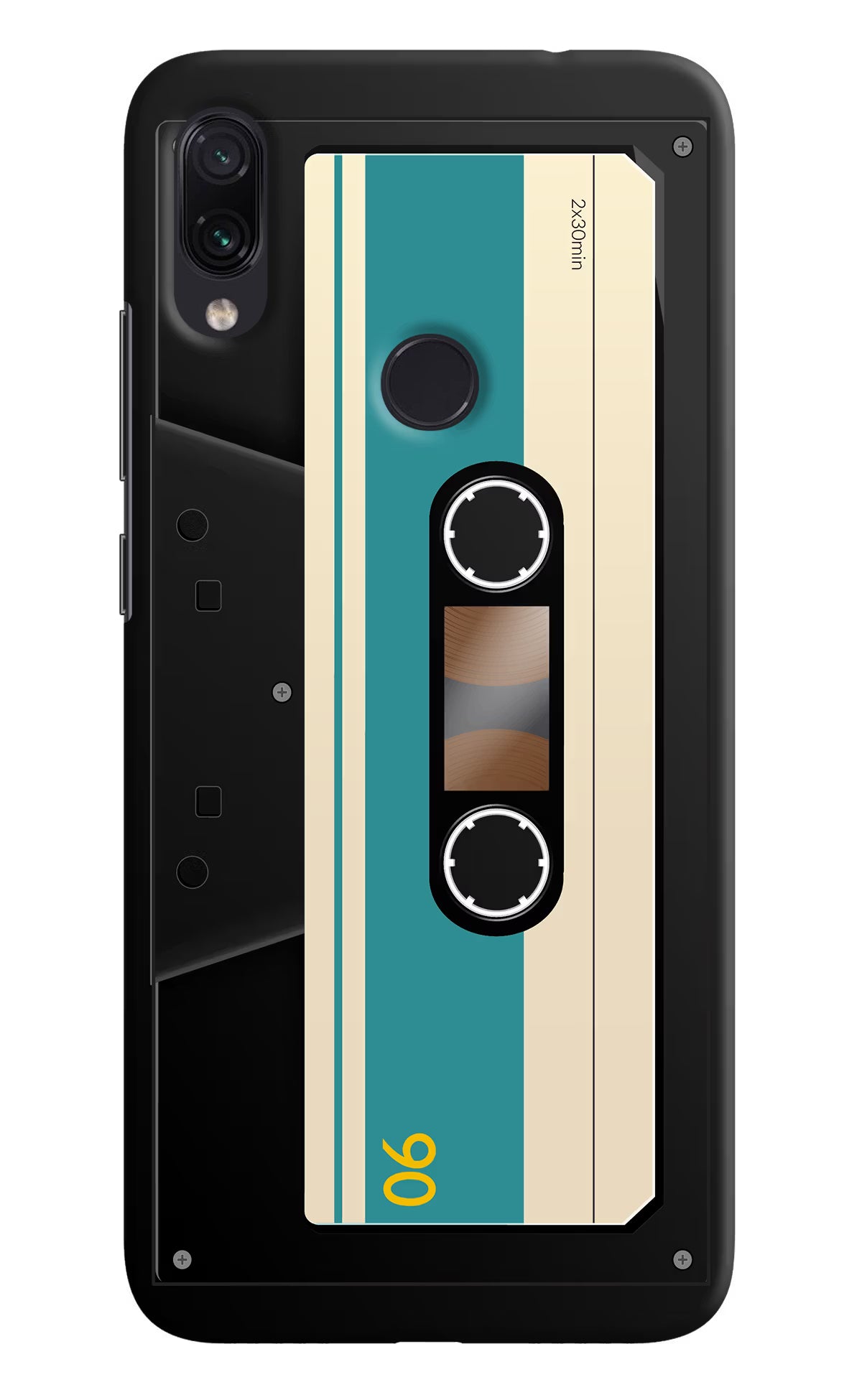 Cassette Redmi Note 7/7S/7 Pro Hard Case Back Cover by Casekaro