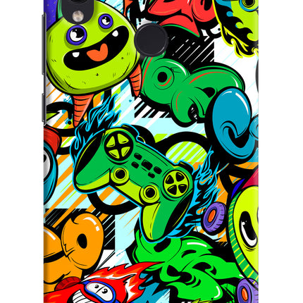 Game Doodle Redmi Note 7/7S/7 Pro Hard Case Back Cover by Casekaro