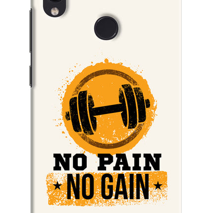 No Pain No Gain Redmi Note 7/7S/7 Pro Hard Case Back Cover by Casekaro