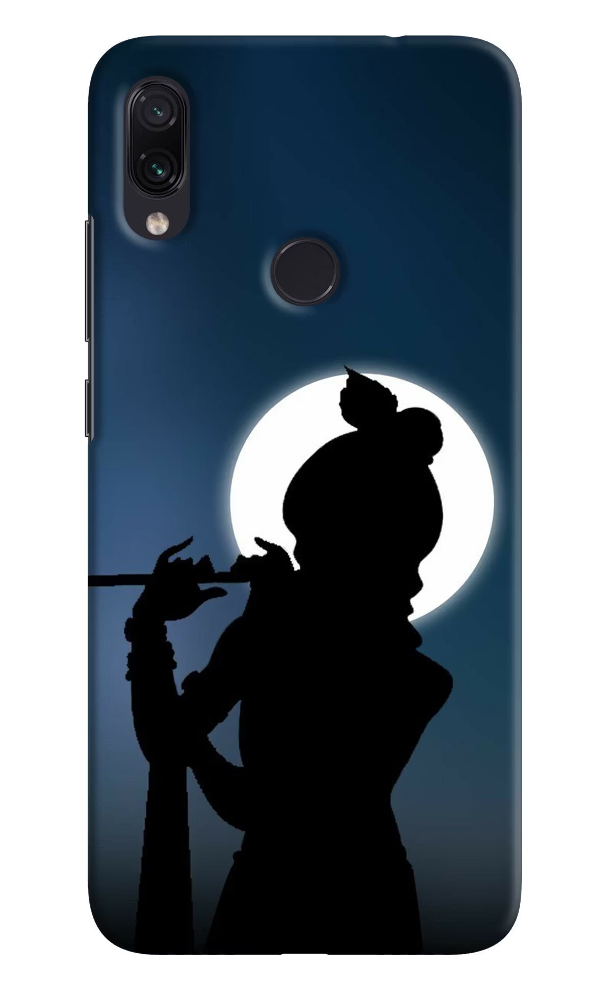 Shri Krishna Silhouette Redmi Note 7/7S/7 Pro Hard Case Back Cover by Casekaro