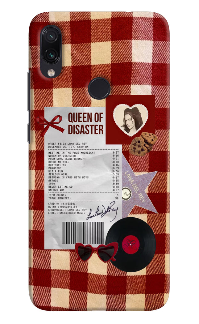 Queen of Disaster Redmi Note 7/7S/7 Pro Hard Case Back Cover by Casekaro