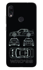 WRC'99 Redmi Note 7/7S/7 Pro Hard Case Back Cover by Casekaro