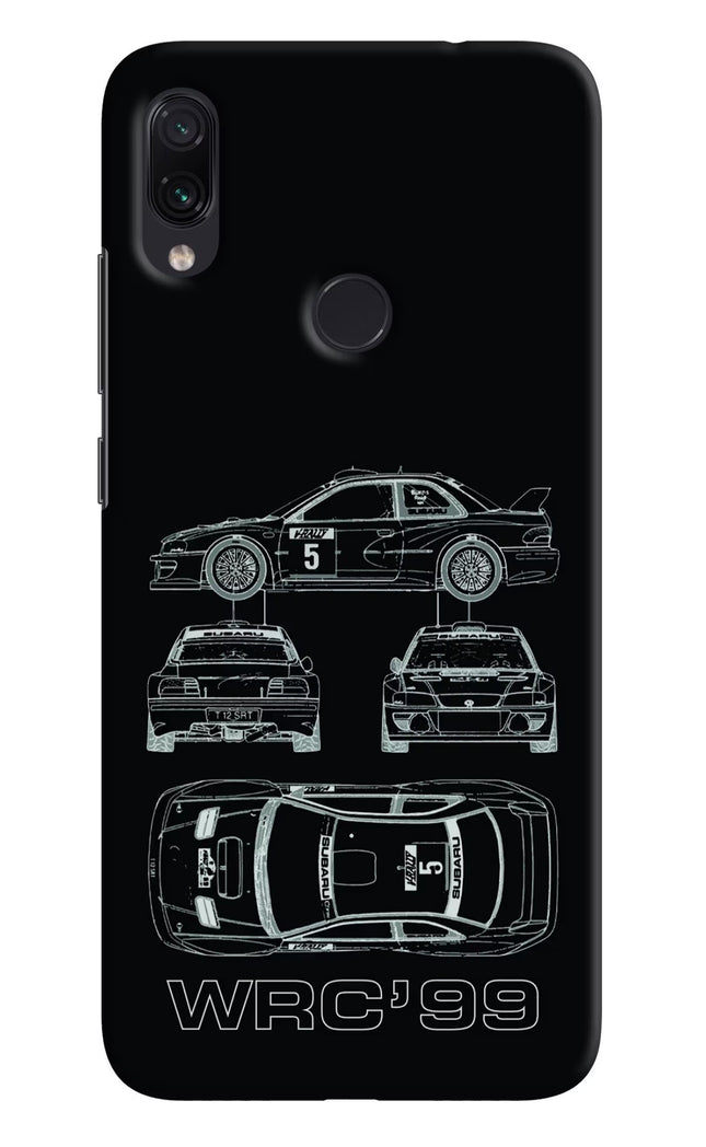 WRC'99 Redmi Note 7/7S/7 Pro Hard Case Back Cover by Casekaro