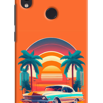 Palm Drive 80s Redmi Note 7/7S/7 Pro Hard Case Back Cover by Casekaro