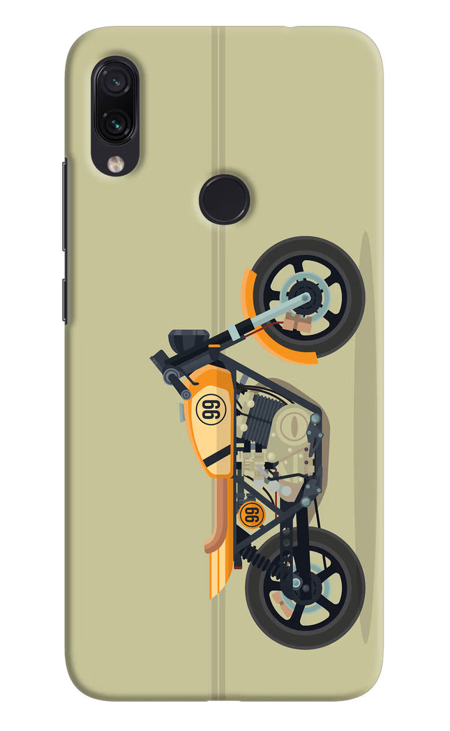 Vertical Speedster Redmi Note 7/7S/7 Pro Hard Case Back Cover by Casekaro