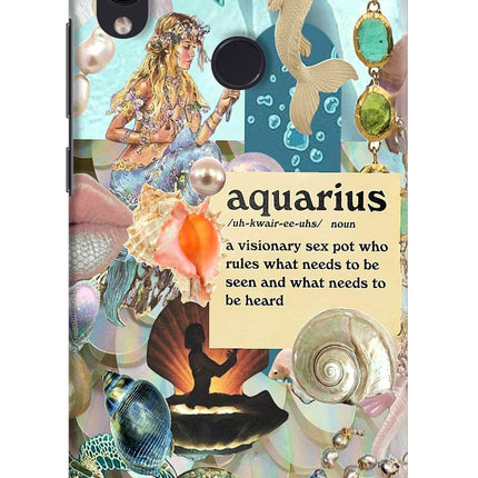 Aquarius Zodiac Redmi Note 7/7S/7 Pro Hard Case Back Cover by Casekaro