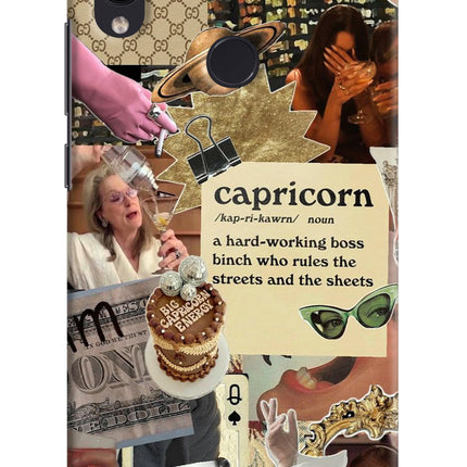 Capricorn Zodiac Redmi Note 7/7S/7 Pro Hard Case Back Cover by Casekaro