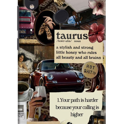 Taurus Zodiac Redmi Note 7/7S/7 Pro Hard Case Back Cover by Casekaro