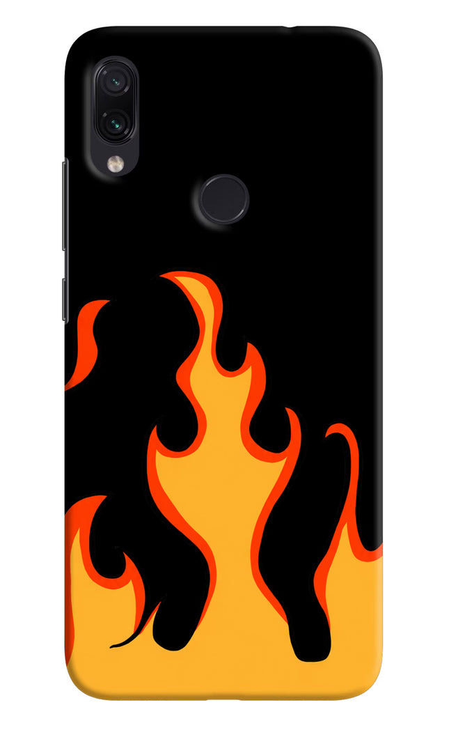 Fired Up – Black Redmi Note 7/7S/7 Pro Hard Case Back Cover by Casekaro
