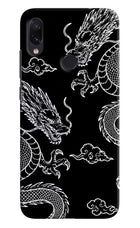 Twin Dragons Redmi Note 7/7S/7 Pro Hard Case Back Cover by Casekaro