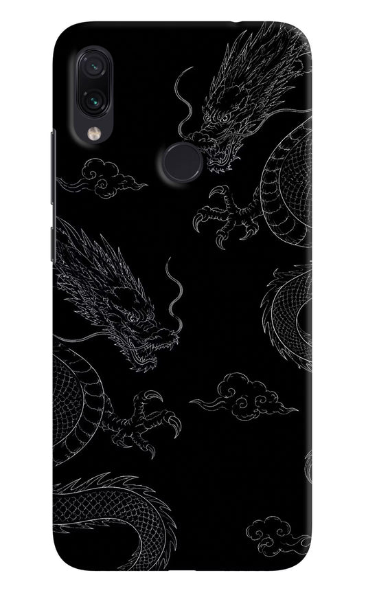 Twin Dragons Redmi Note 7/7S/7 Pro Hard Case Back Cover by Casekaro