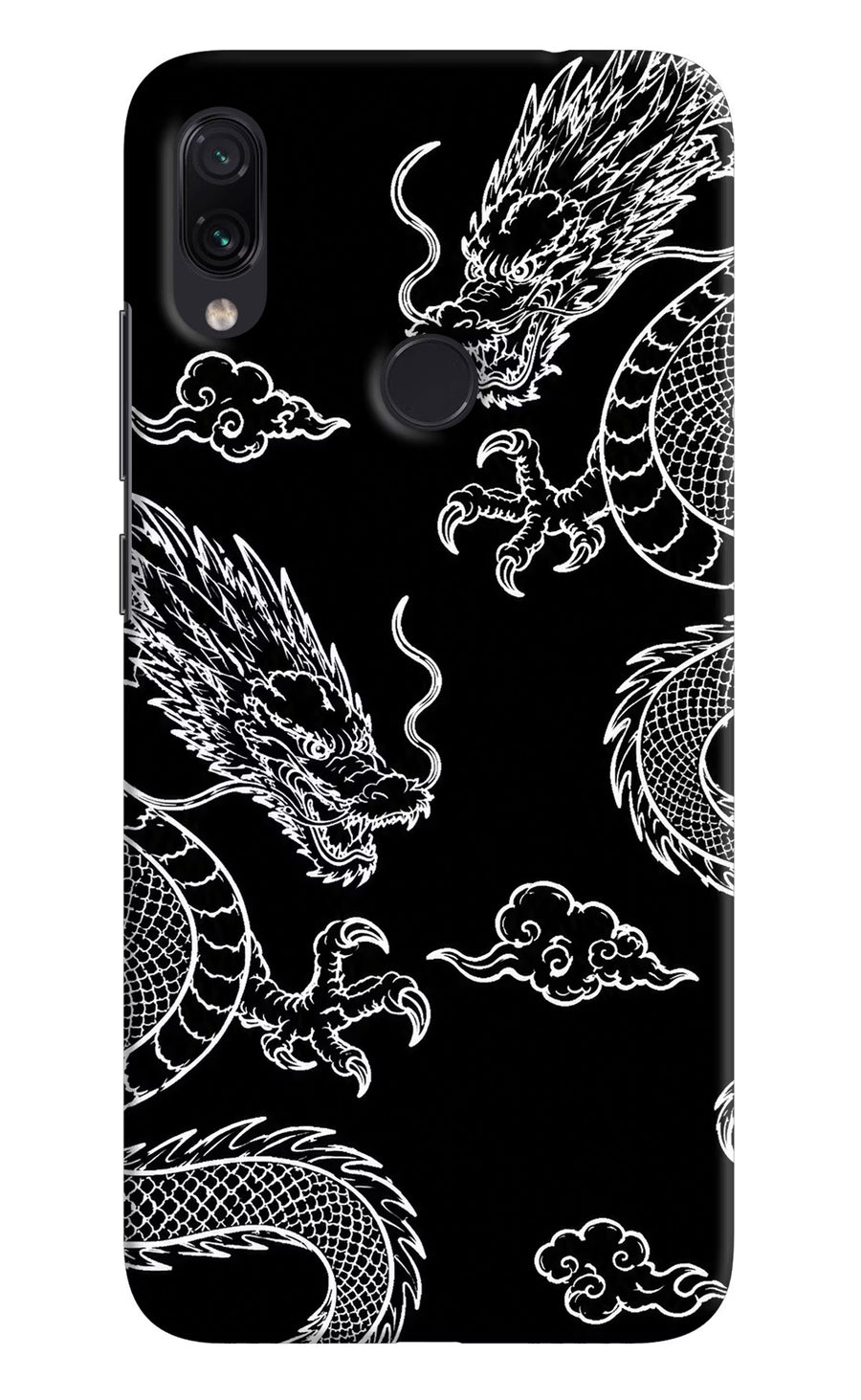 Twin Dragons Redmi Note 7/7S/7 Pro Back Cover, Hard case