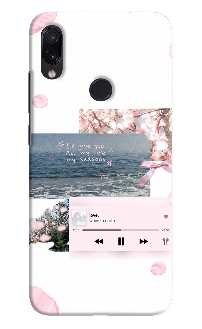 Wave to earth Redmi Note 7/7S/7 Pro Hard Case Back Cover by Casekaro