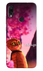 Always Cat Redmi Note 7/7S/7 Pro Hard Case Back Cover by Casekaro