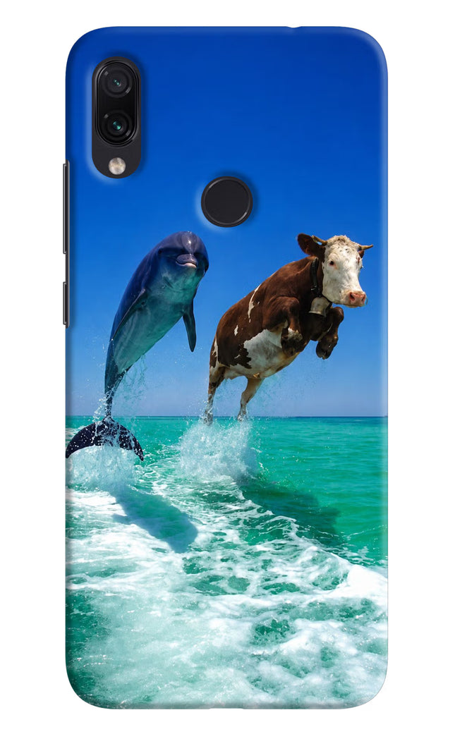 Dolphin vs Cow Redmi Note 7/7S/7 Pro Hard Case Back Cover by Casekaro
