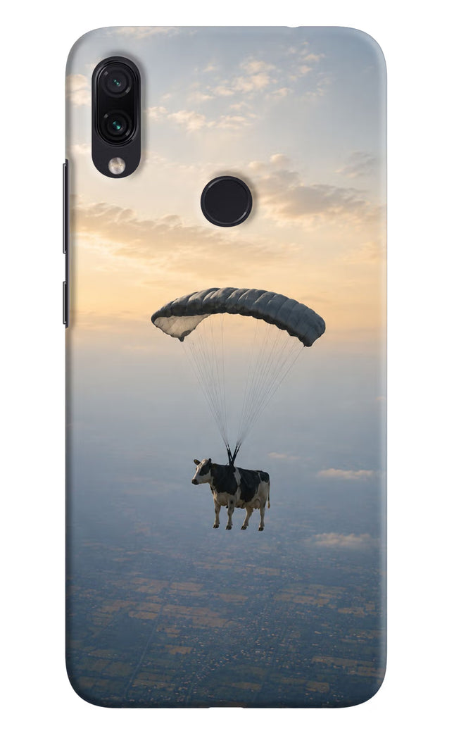 Skydiving Cow Redmi Note 7/7S/7 Pro Hard Case Back Cover by Casekaro