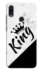 King Redmi Note 7 Pro Hard Case Back Cover by Casekaro