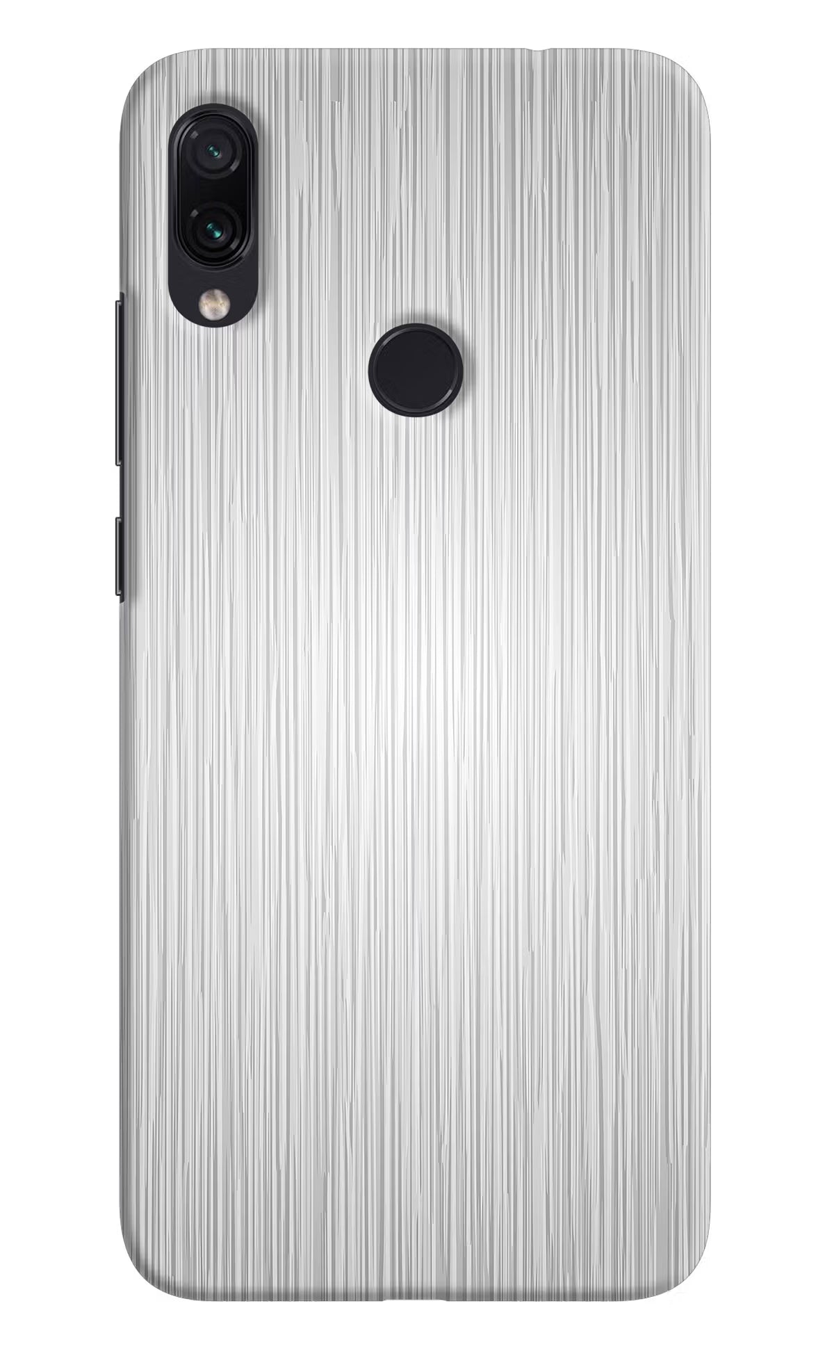 Wooden Grey Texture Redmi Note 7 Pro Hard Case Back Cover by Casekaro