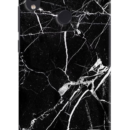Black Marble Pattern Redmi Note 7 Pro Hard Case Back Cover by Casekaro