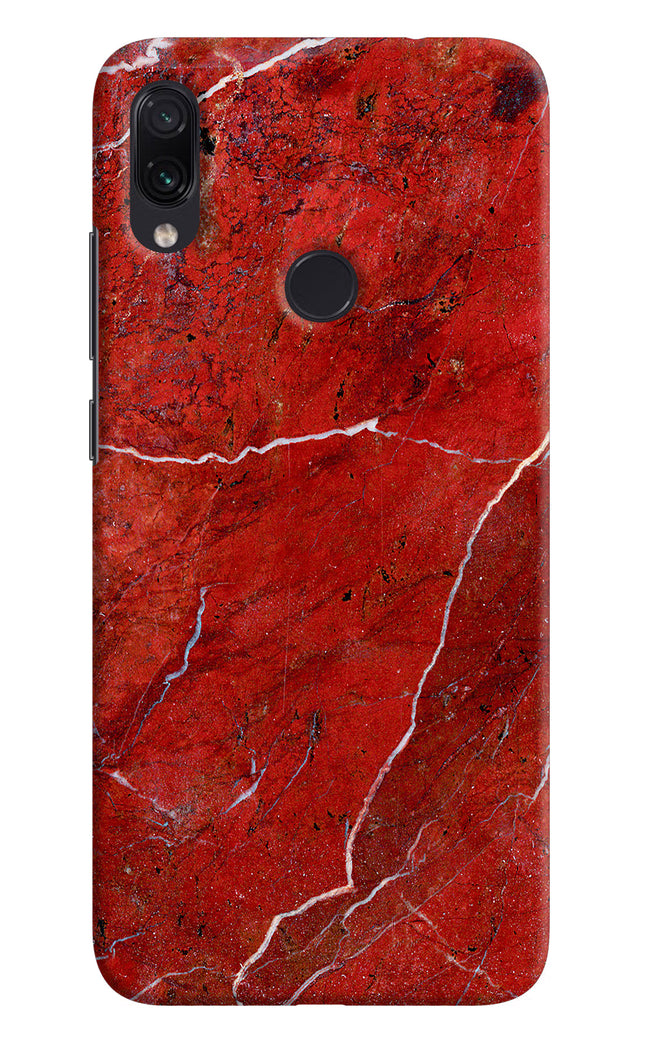 Red Marble Design Redmi Note 7 Pro Hard Case Back Cover by Casekaro