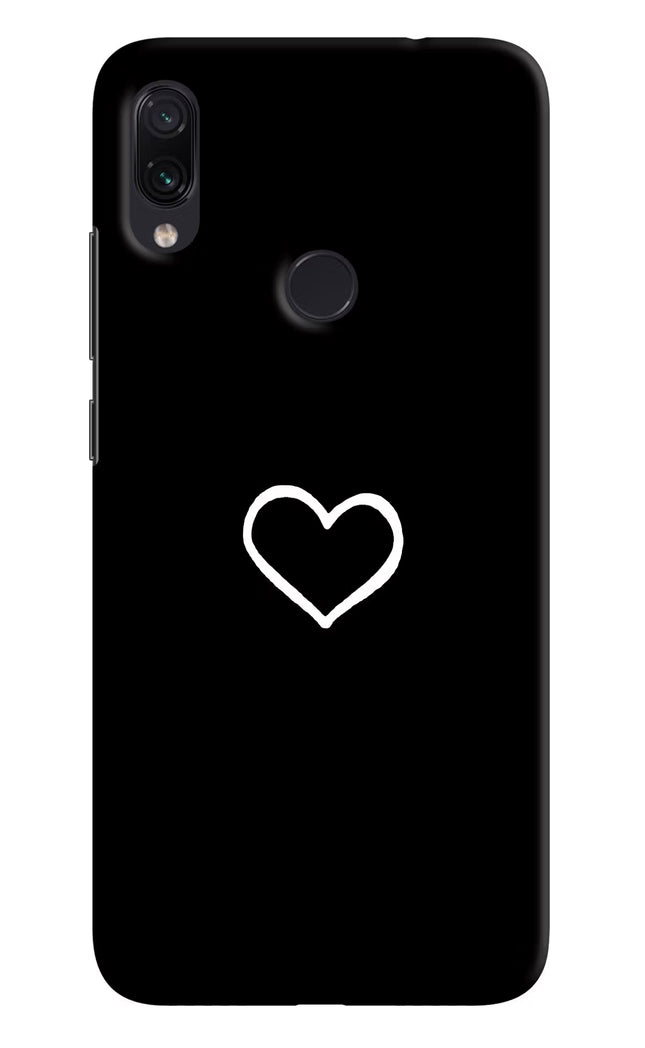 Heart Redmi Note 7 Pro Hard Case Back Cover by Casekaro