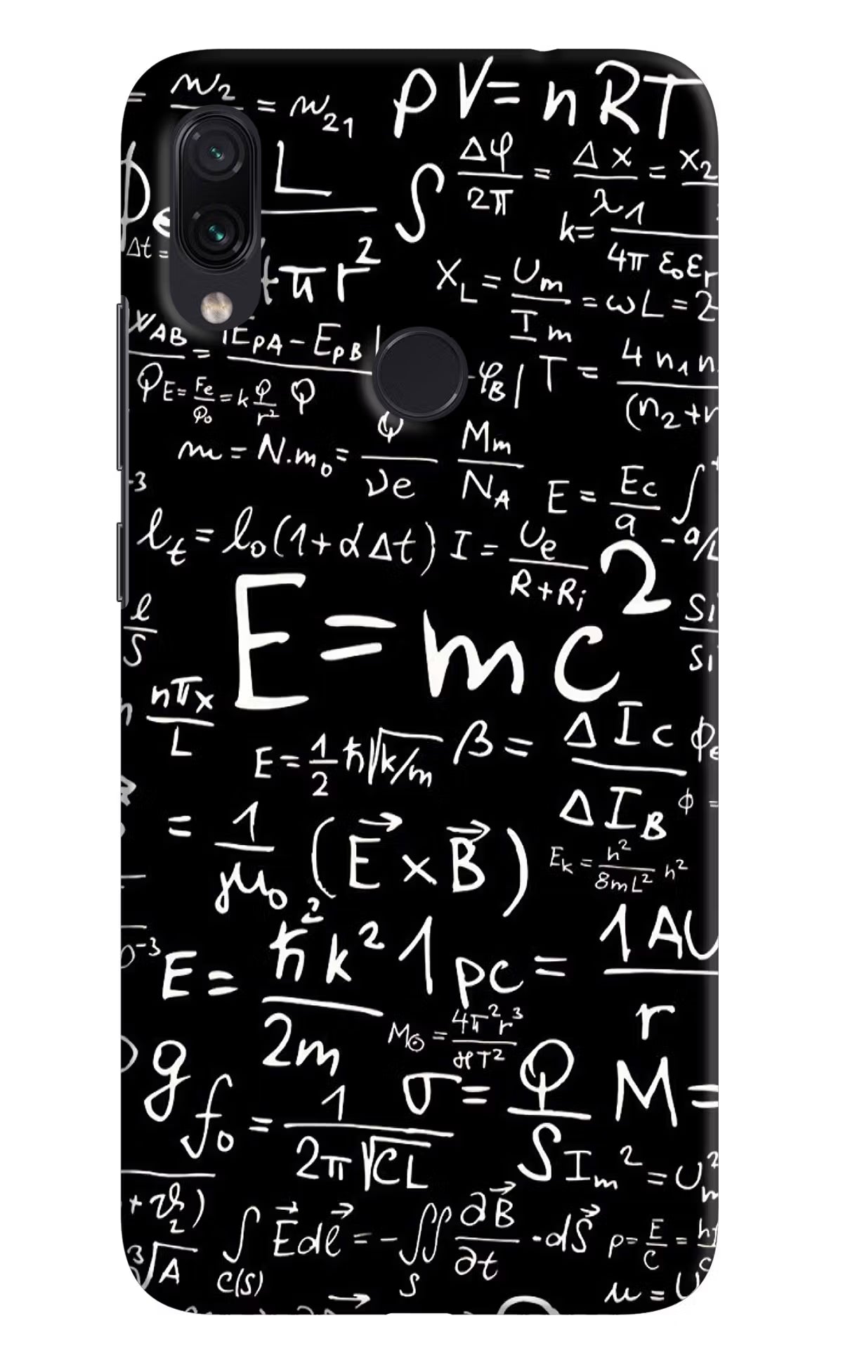Physics Formula Redmi Note 7 Pro Hard Case Back Cover by Casekaro