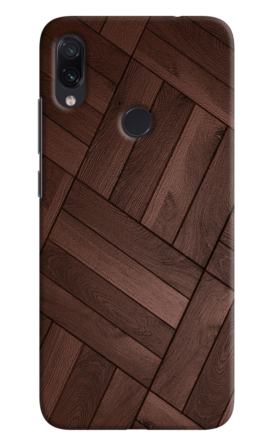 Wooden Texture Design Redmi Note 7 Pro Back Cover, Hard case