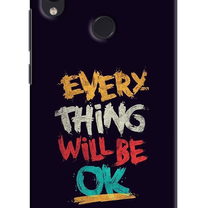 Everything Will Be Ok Redmi Note 7 Pro Hard Case Back Cover by Casekaro