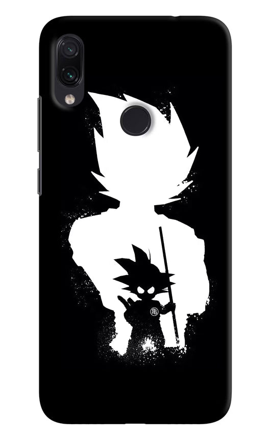 Goku Shadow Redmi Note 7 Pro Hard Case Back Cover by Casekaro