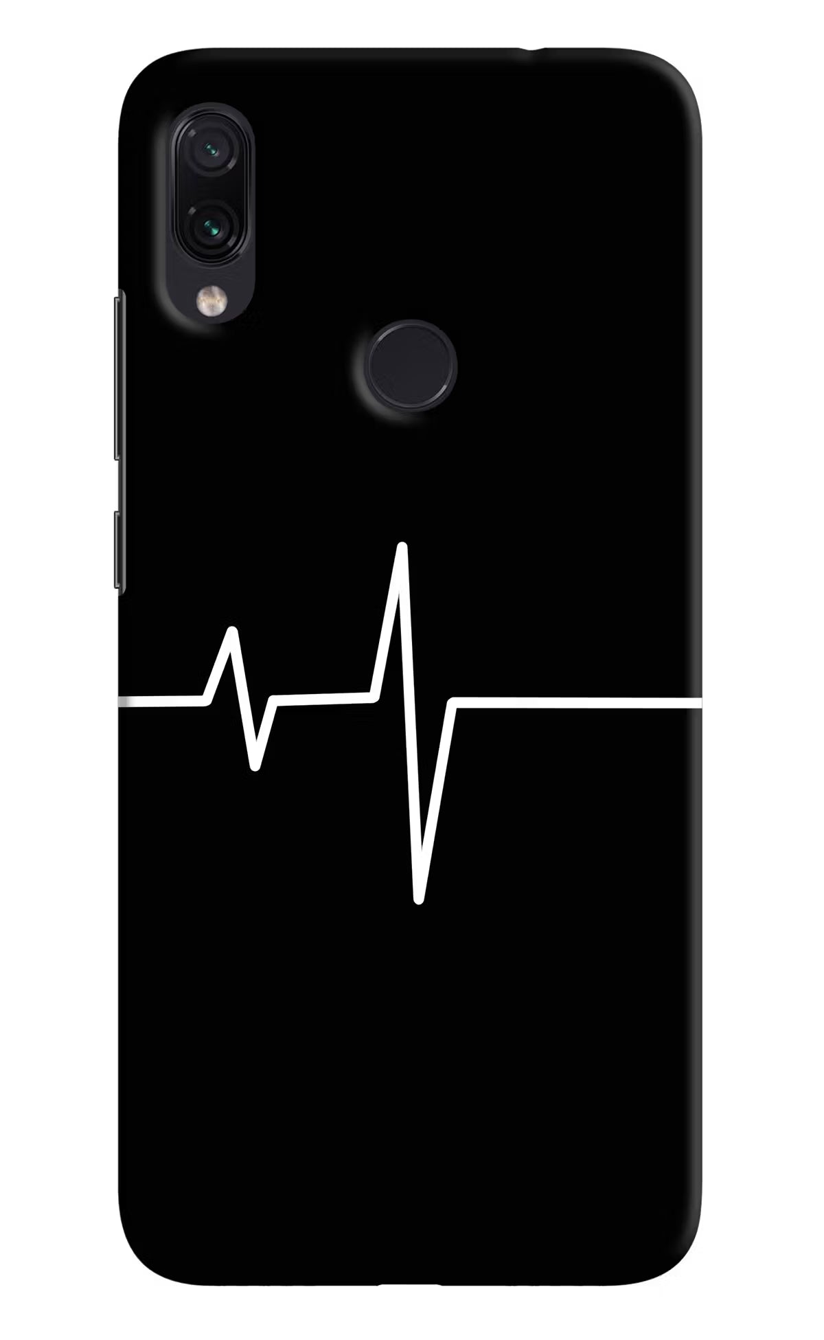 Heart Beats Redmi Note 7 Pro Hard Case Back Cover by Casekaro