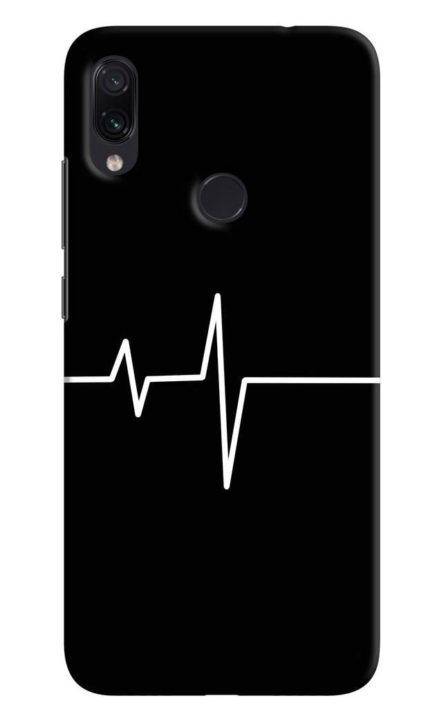 Heart Beats Redmi Note 7 Pro Hard Case Back Cover by Casekaro