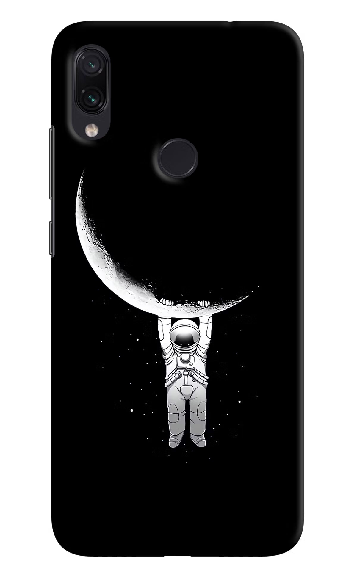 Moon Space Redmi Note 7 Pro Hard Case Back Cover by Casekaro
