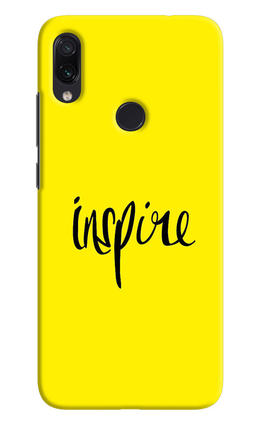 Inspire Redmi Note 7 Pro Hard Case Back Cover by Casekaro