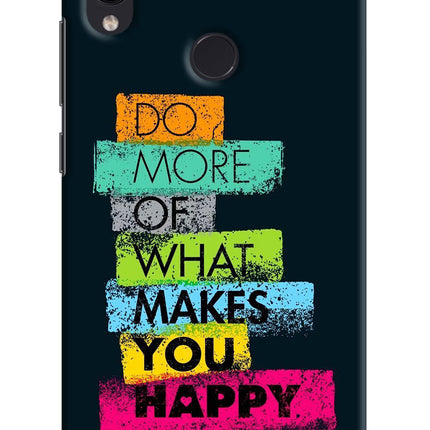 Do More Of What Makes You Happy Redmi Note 7 Pro Hard Case Back Cover by Casekaro