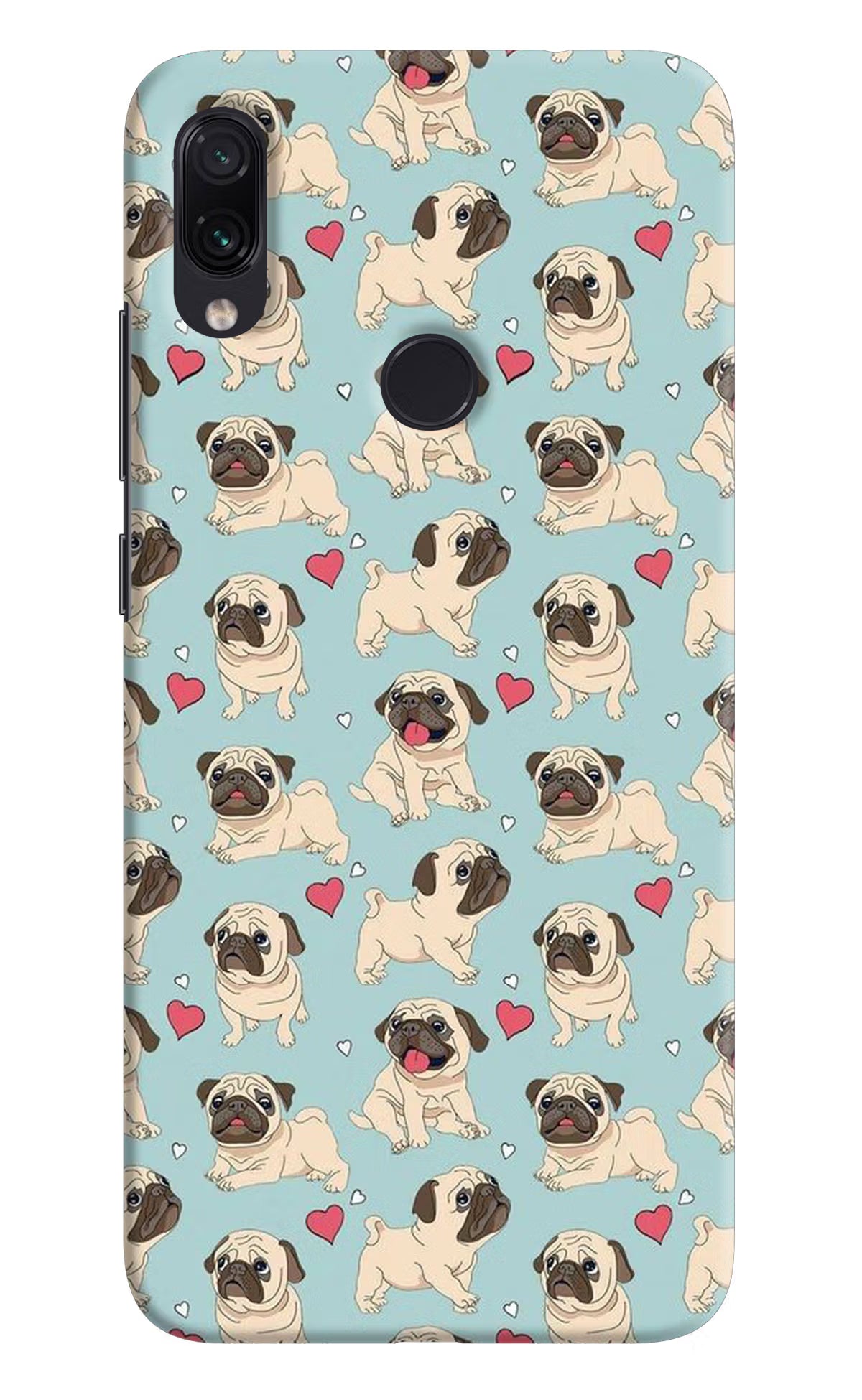 Pug Dog Redmi Note 7 Pro Hard Case Back Cover by Casekaro