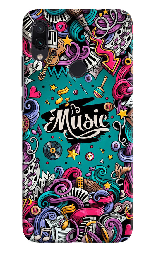 Music Graffiti Redmi Note 7 Pro Hard Case Back Cover by Casekaro