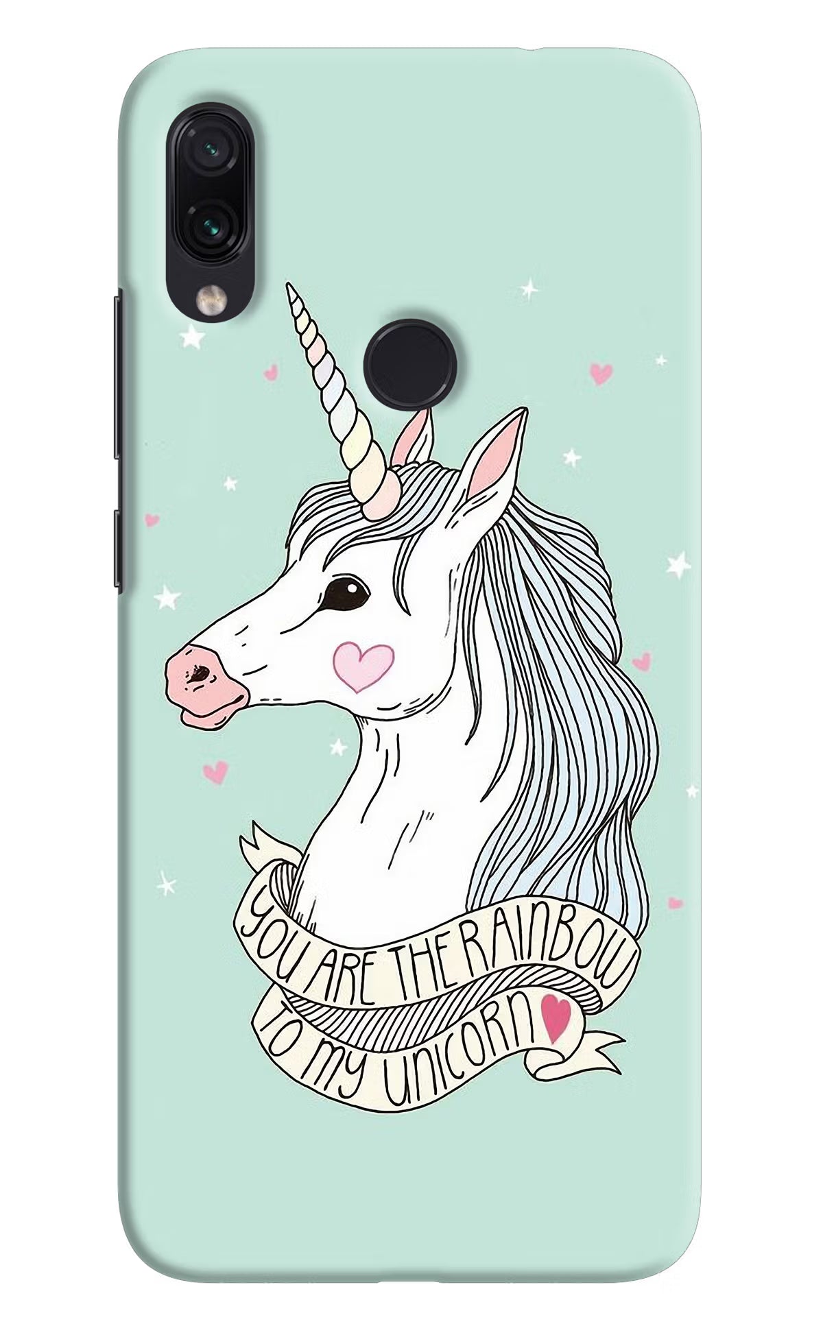 Unicorn Wallpaper Redmi Note 7 Pro Hard Case Back Cover by Casekaro