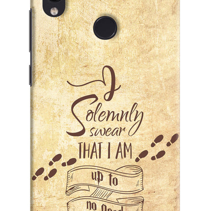 I Solemnly swear that i up to no good Redmi Note 7 Pro Hard Case Back Cover by Casekaro