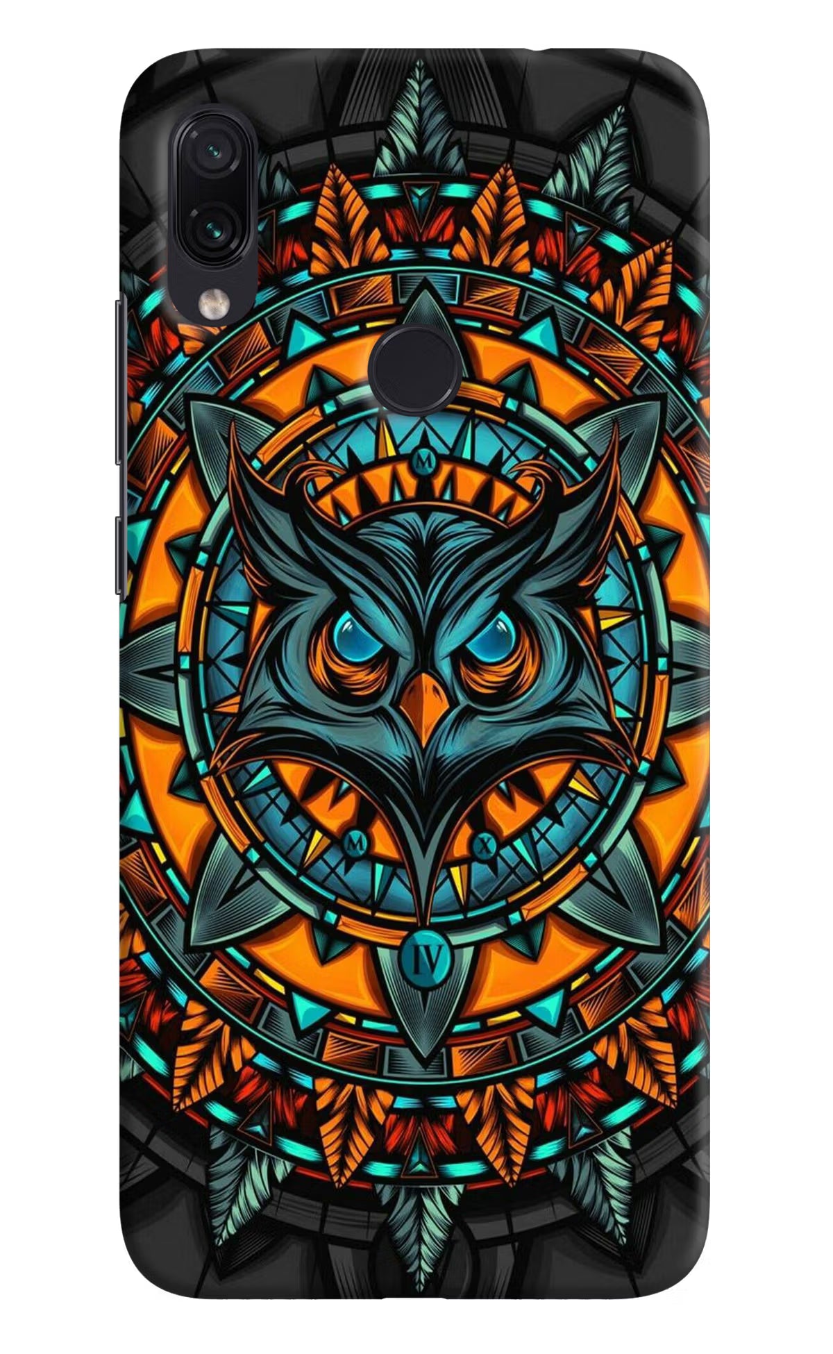 Angry Owl Art Redmi Note 7 Pro Hard Case Back Cover by Casekaro