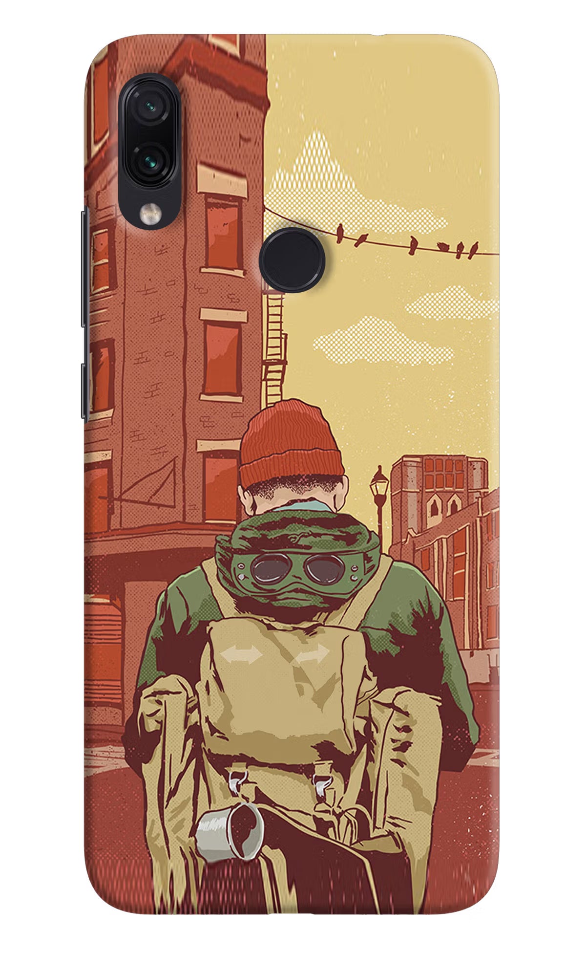 Adventurous Redmi Note 7 Pro Hard Case Back Cover by Casekaro
