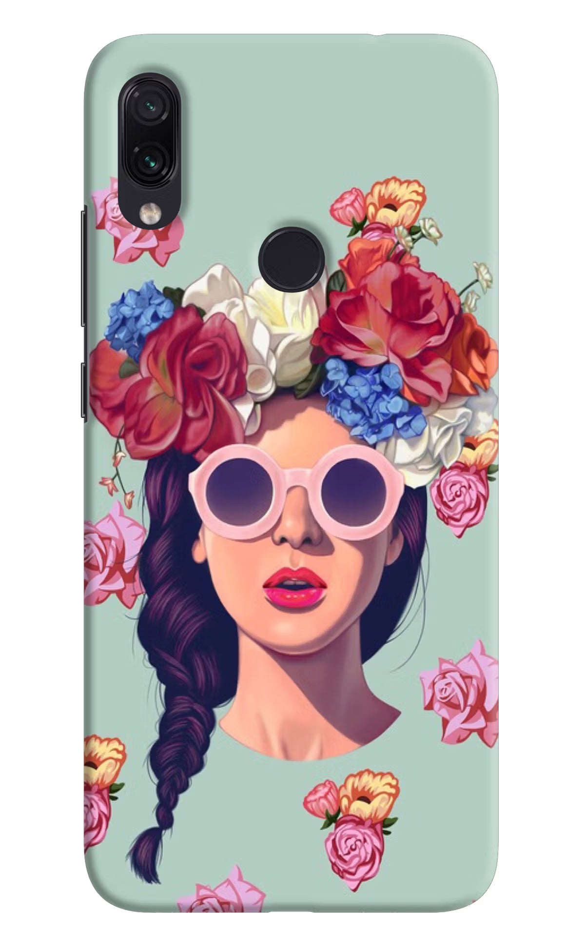 Pretty Girl Redmi Note 7 Pro Hard Case Back Cover by Casekaro