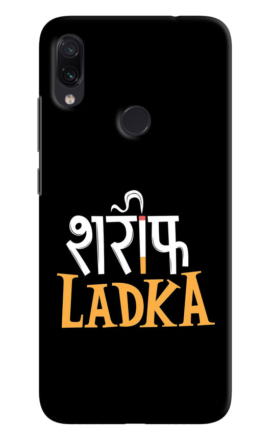 Shareef Ladka Redmi Note 7 Pro Hard Case Back Cover by Casekaro